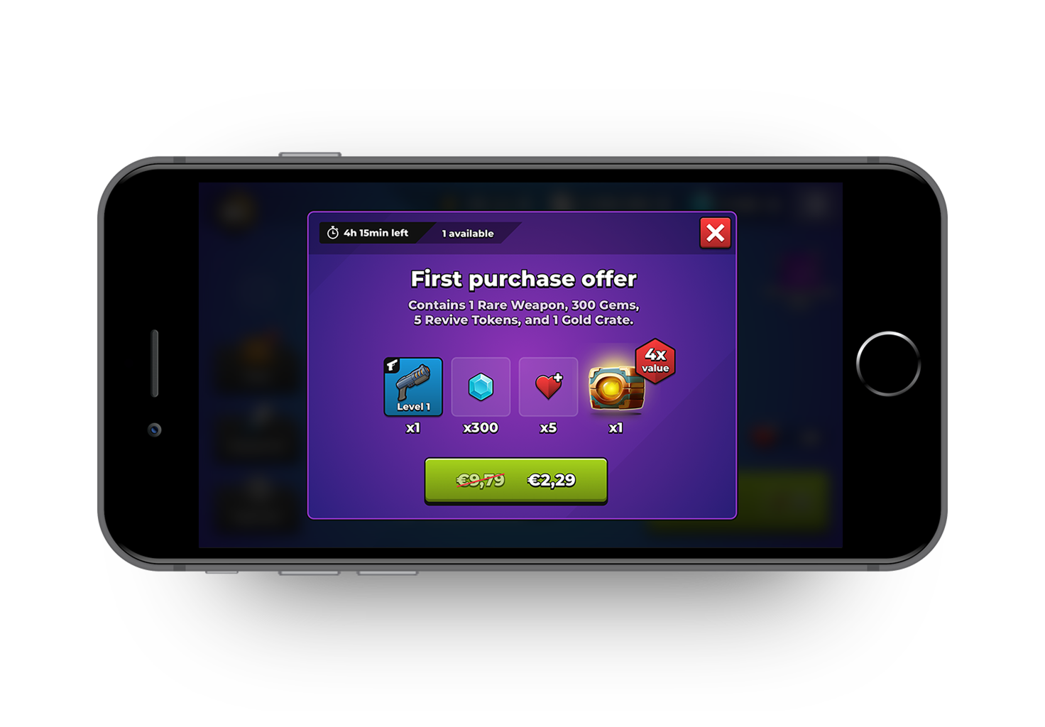 Screenshot from Mr Autofire mobile game