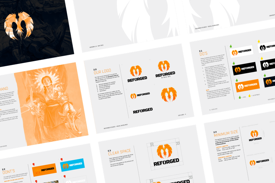 Reforged studios brand guidelines